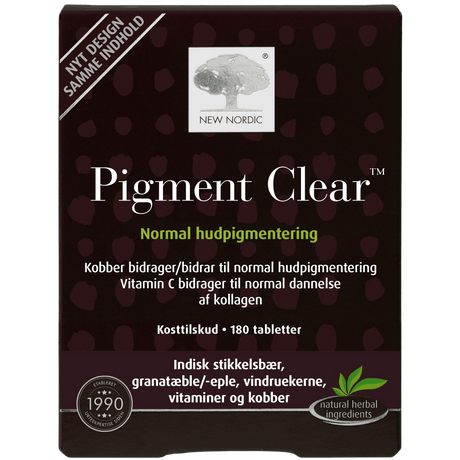 New Nordic Skin Care Pigment Clear | 180 tabletter