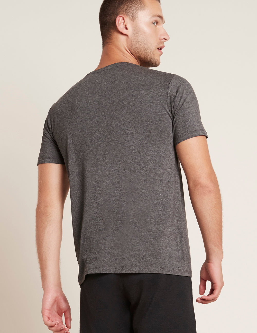 Bambu T-shirt Herr Mörkgrå med Rund Hals