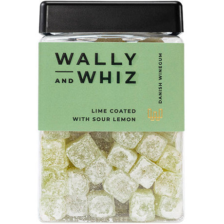 Wally and Whiz Vingummi Lime med Sur Citron | 240 g