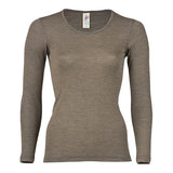 Blus Merinoull och Silke Walnut från 