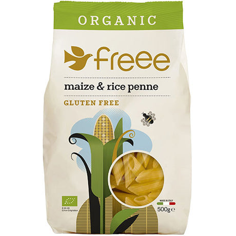 Glutenfri Majs & Ris Penne Doves EKO från Organic