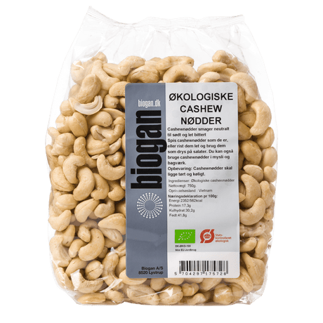 Biogan Cashewnötter Ekologisk | 750 g