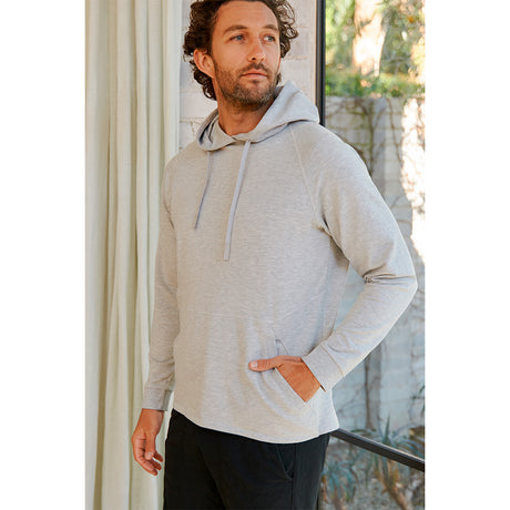 Bambu Herr Pullover Hoodie Ljusgrå