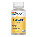 Solaray D-vitamin | 100 kapslar