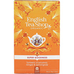 English Tea Shop Koffeinfri Te Turmeric, Ginger & Lemongrass EKO | 20 påsar