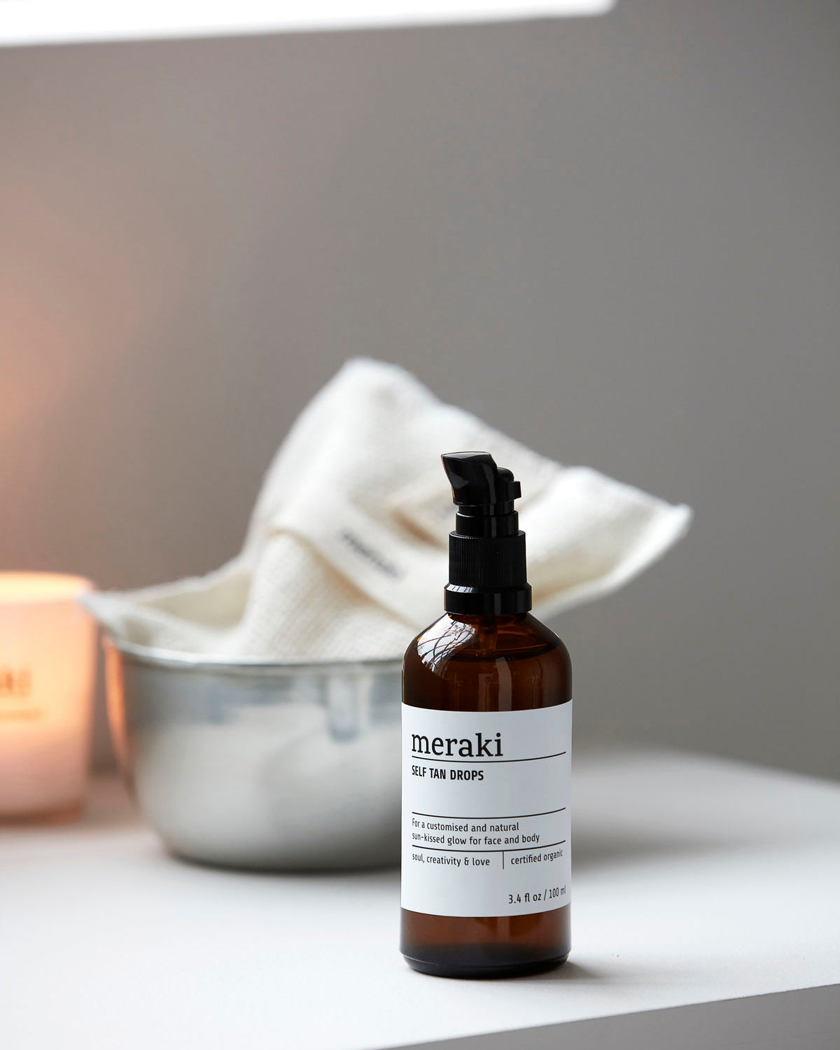 Self tan drops