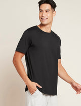 Bambu T-shirt Crewneck Herr Svart