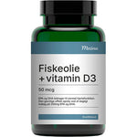 Mezina Fiskolja med vitamin D3 - 50 mcg | 160 kapslar