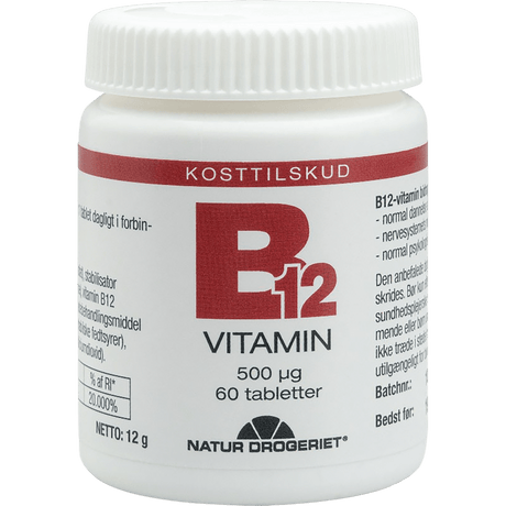 Natur-Drogeriet Vitamin B12 500 µg | 60 tabletter