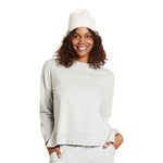 Boody Beanie Mössa Ribbed Knit Vit One-size