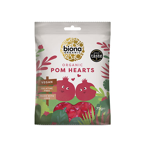 Organic Vingummi Granatäpplehjärtan Eko