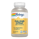 Solaray Cal-Mag Citrat + D-vitamin | 270 kapslar