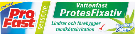 Sensitive Vattenfast Protesfixativ