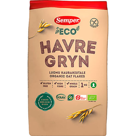 Semper Havregryn Glutenfri Fint EKO | 1 kg