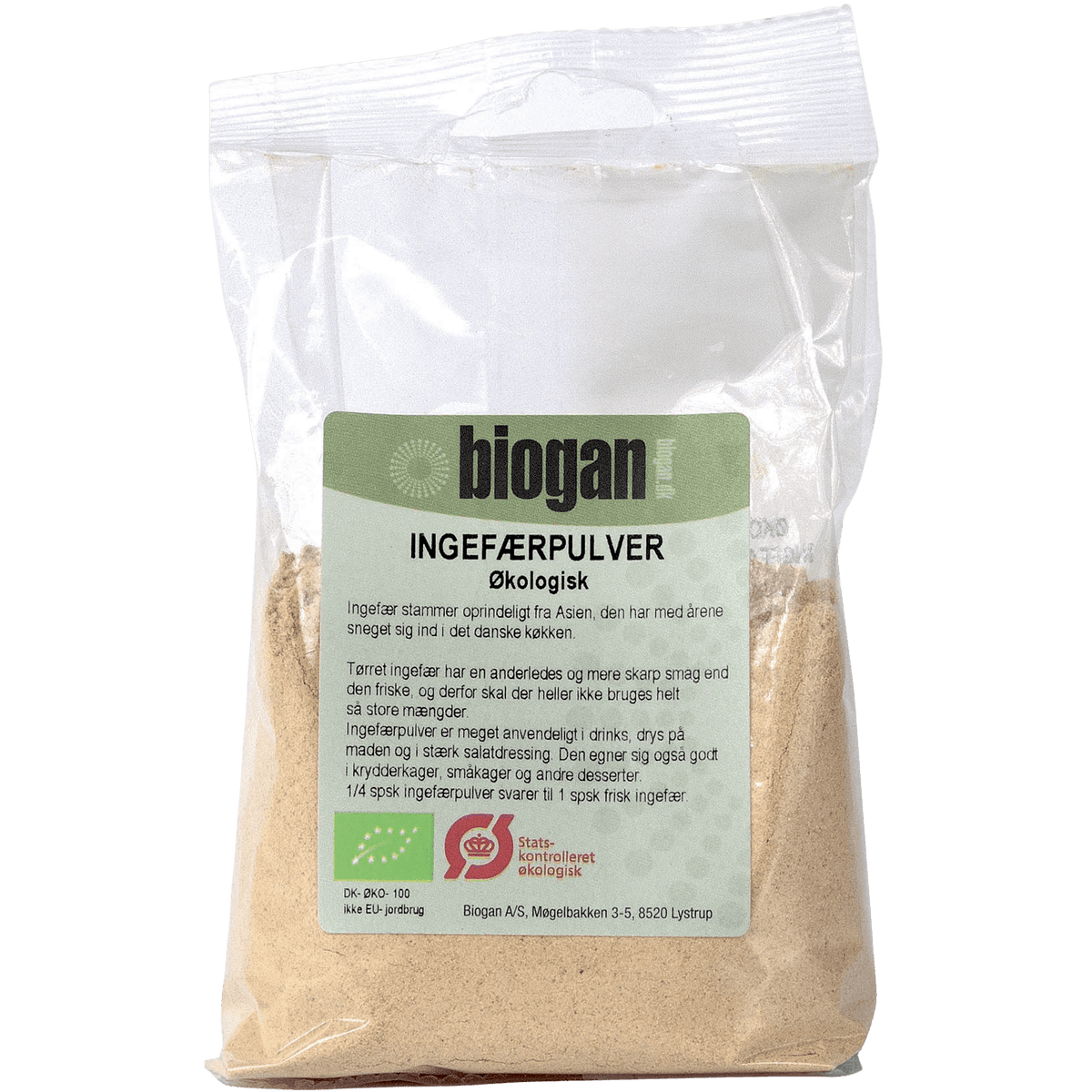 Biogan Ingefärapulver Ekologisk | 100 g