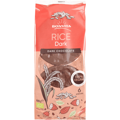 BonVita Riskakor m. Mörk Choklad Ekologisk | 100 g