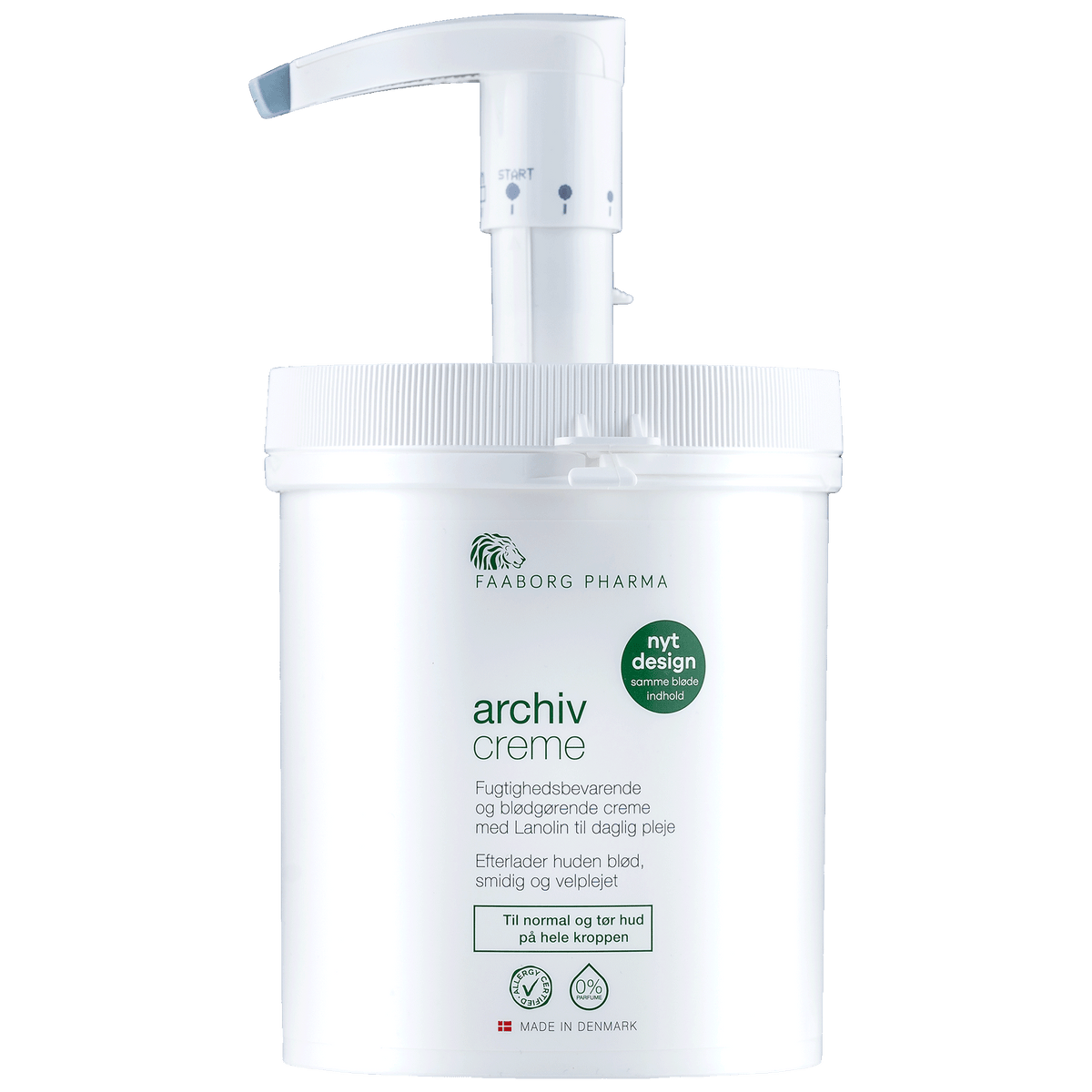 Faaborg Pharma Archiv Kräm Burk m/Pump | 1000 ml