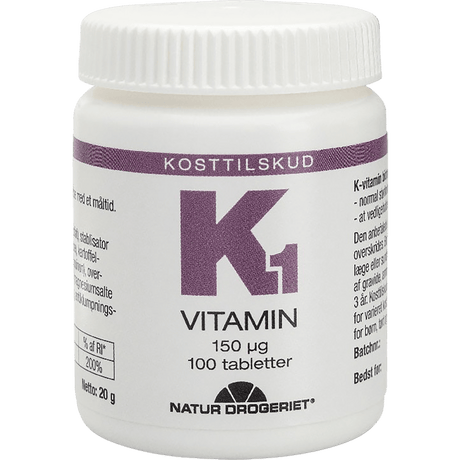 Natur-Drogeriet Vitamin K1 150 Ug | 100 tabletter