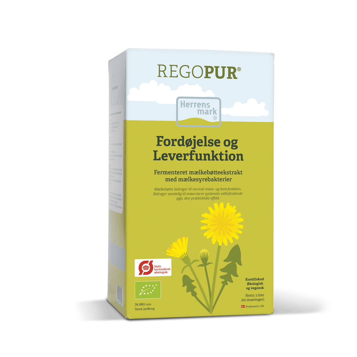 Herrens Mark REGOPUR Maskrosextrakt Ekologisk | 2 liter