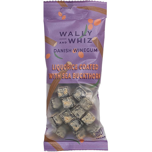 Wally and Whiz Vingummi Lakrits med Havtorn | 56 g