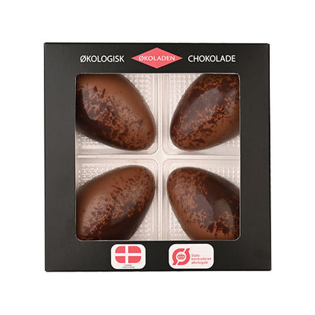 Fyldte Påskeæg m. Salt Salt Karamel 4 stk Ø