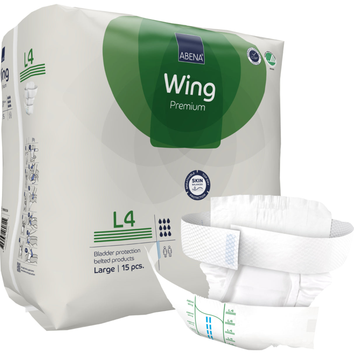 Wing L4 Bälte Inkontinensskydd, Premium