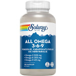 Solaray All Omega 3-6-9 | 180 kapslar