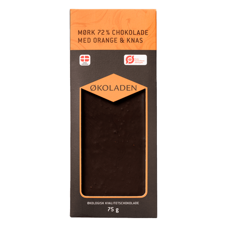 Økoladen Choklad Mörk Økologisk | Apelsin/knas