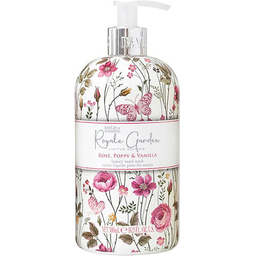Royale Garden Royale Garden Rose, Poppy & Vanilla Hand Wash