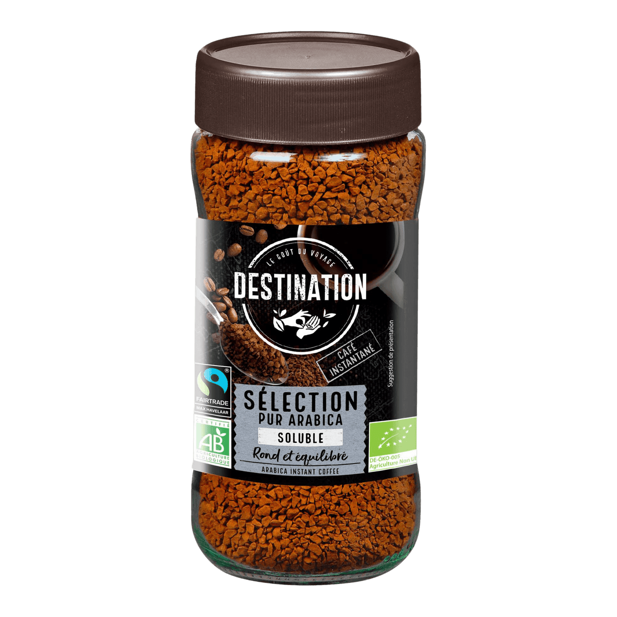 Destination Snabbkaffe 100% Arabica Ekologisk | 100 g