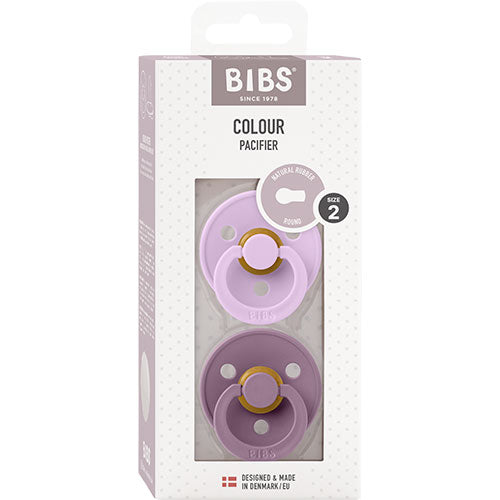 BIBS Colour size 2, 2 Pack Violet Sky/Mauve