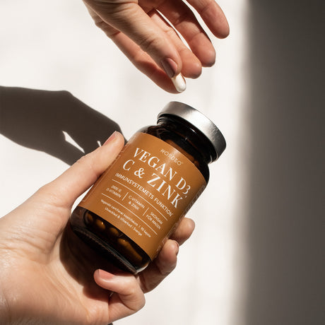 NORDBO Vegan D3, C & Zink | 90 kapslar