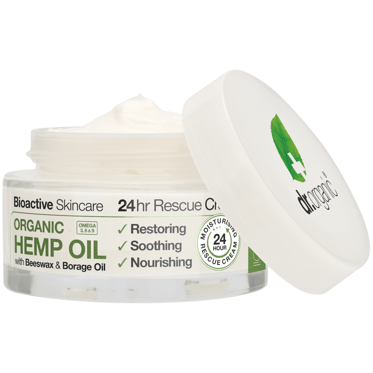 Dr. Organic Hemp Oil 24hr Rescue Creme | 50 ml