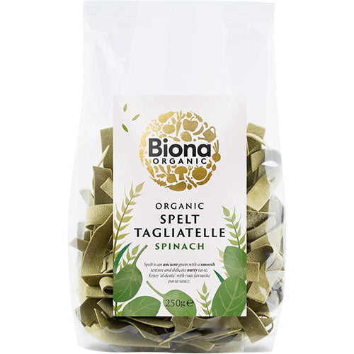 Organic Spelt Tagliatelle Spenatpasta Eko