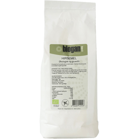 Biogan Hirsemjöl Glutenfri Ekologisk | 1 kg