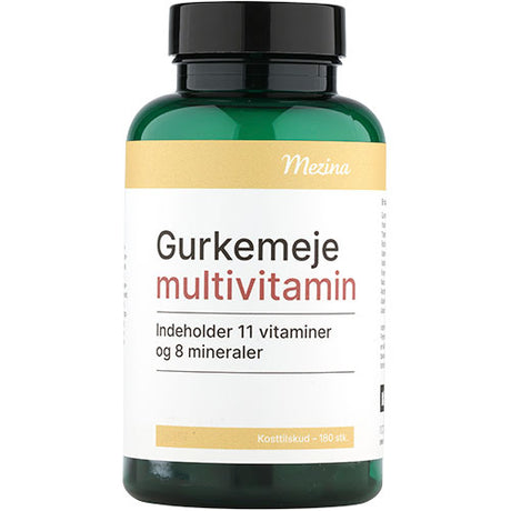 Mezina Gurkmeja Multivitamin | 180 tabletter