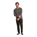 Boody Men´s Long Sleeve Crew T-shirt Dark Marl | Stl. S