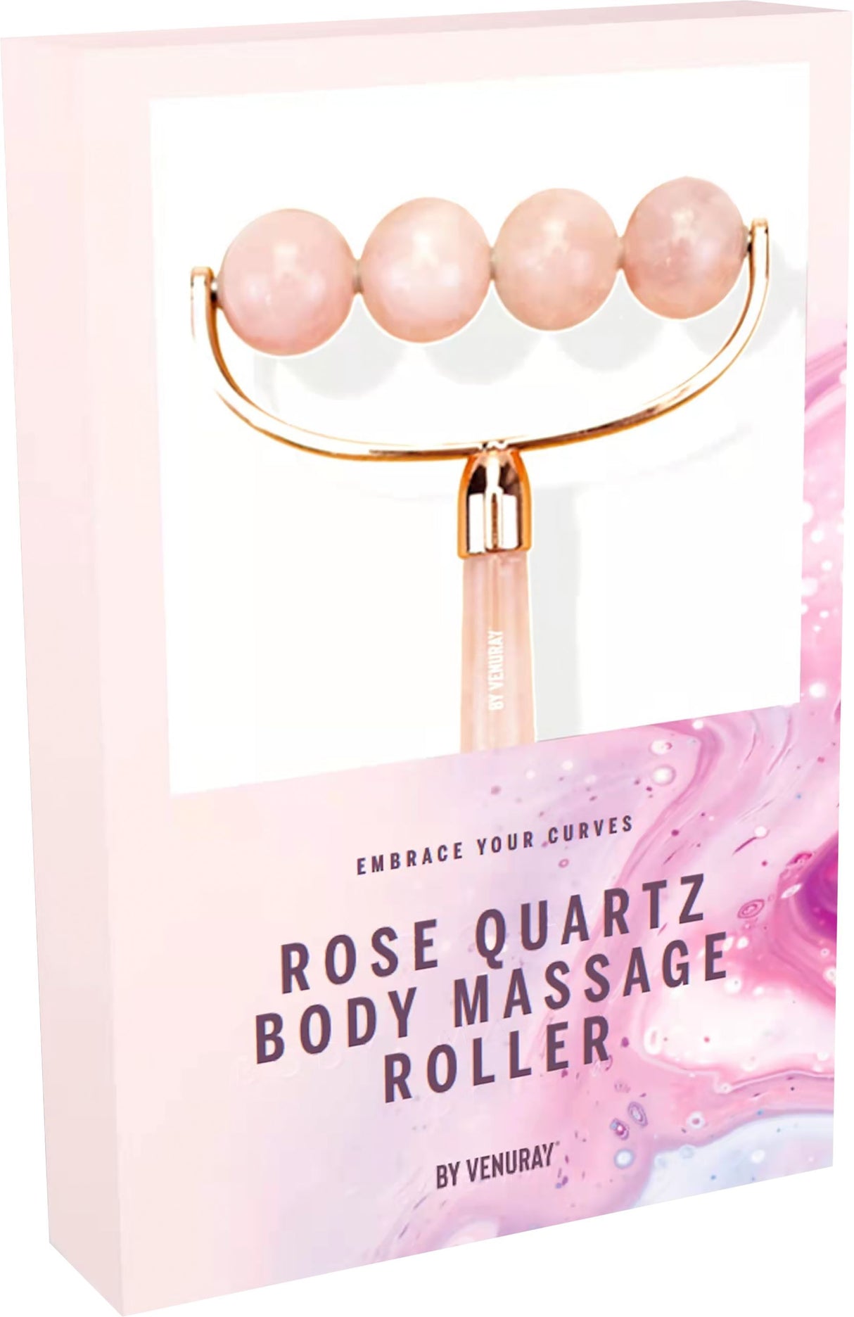 Gua Sha Kroppsrulle - Rosa Kvarts