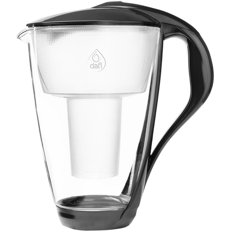 Dafi Vattenfilterkanna 2,0 L Glas | Antracitgrå