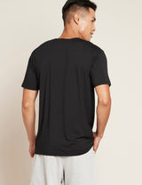 Bambu T-shirt Crewneck Herr Svart