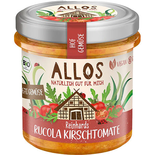 Pålägg Rucola Och Körsbärstomat Gårdsgrönsaker EKO