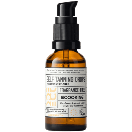 Ecooking Brun utan sol drops parfymfri | 30 ml