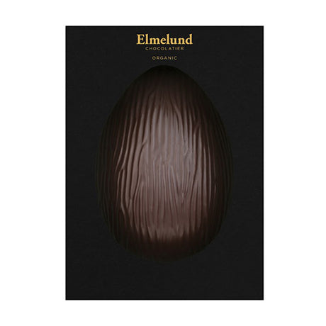 Elmelund Gjutet påskägg mörk 70 % Ø | 130 GR