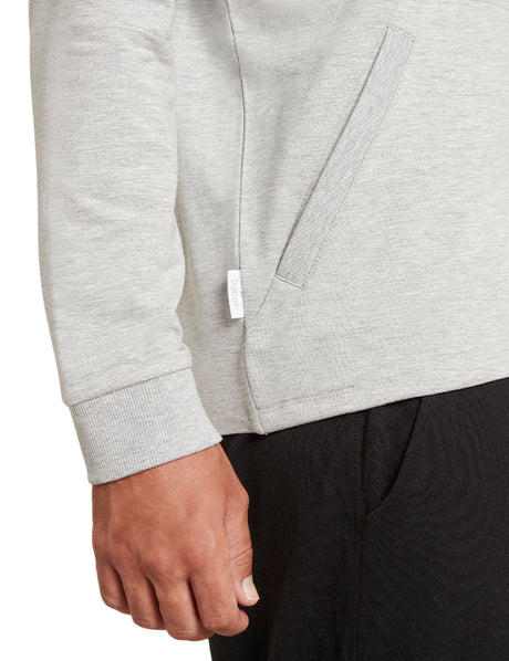 Bambu Herr Pullover Hoodie Ljusgrå