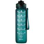 Motivational Bottle Motivationsflaska 1 Liter | Grön