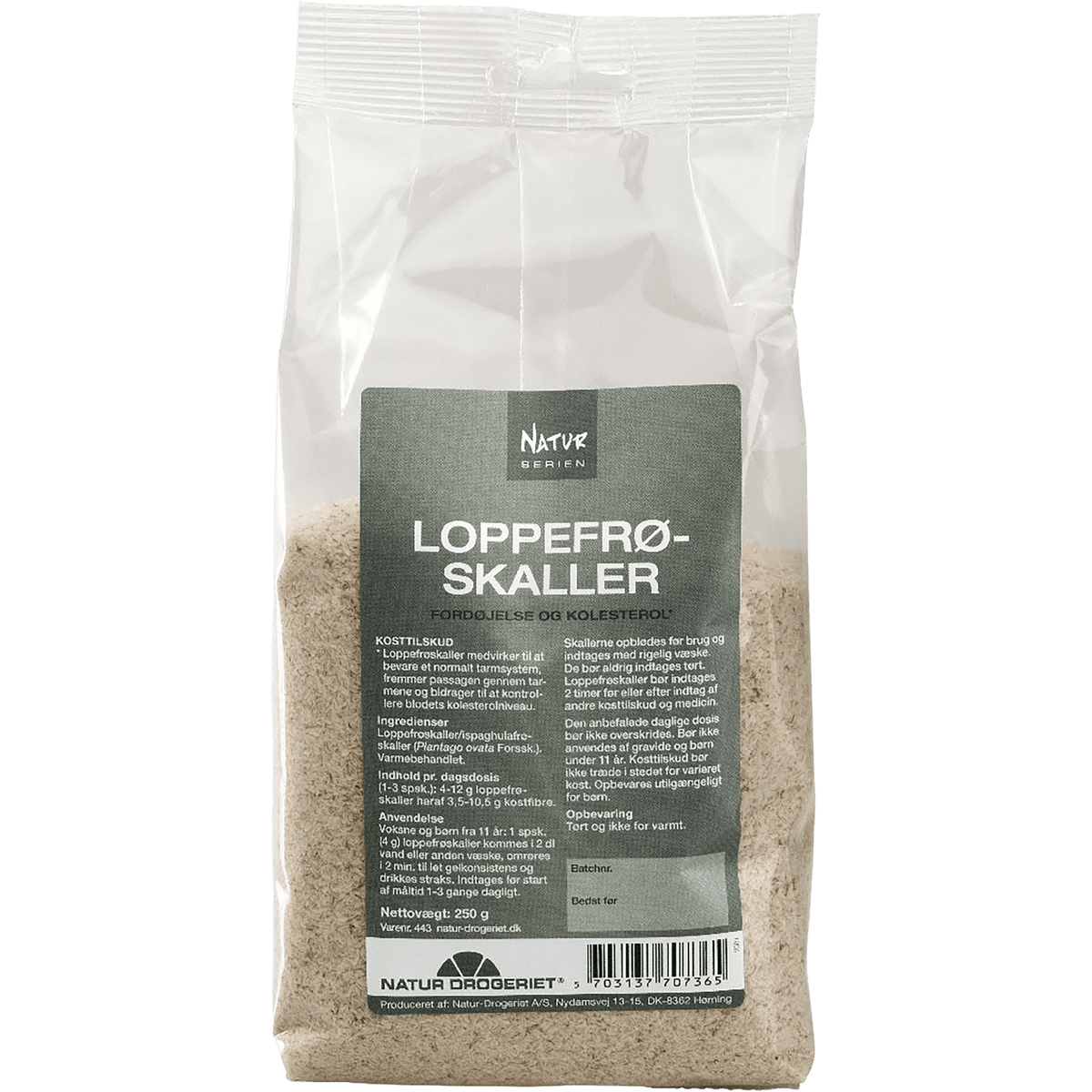 Natur-Drogeriet Grova Psylliumfröskal | 250 g