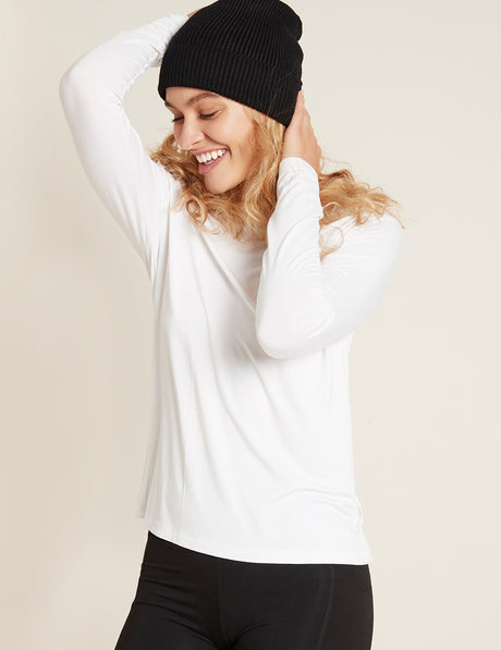 Bambu Stickad Mössa Svart Unisex