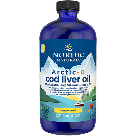 Torskeleverolja med Vitamin D (citronsmak)