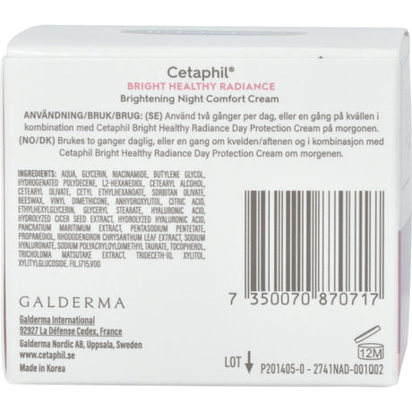 Brightening Night Comfort Cream