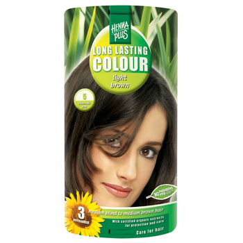 Henna Hårfärg Plus 5 Light Brown Long Lasting Colour